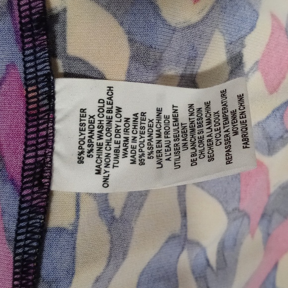 🌈Trina Turk🌈 - Juju Multicolor Geometric Print Halter Tie Knit Stretch Dress - Picture 10 of 12